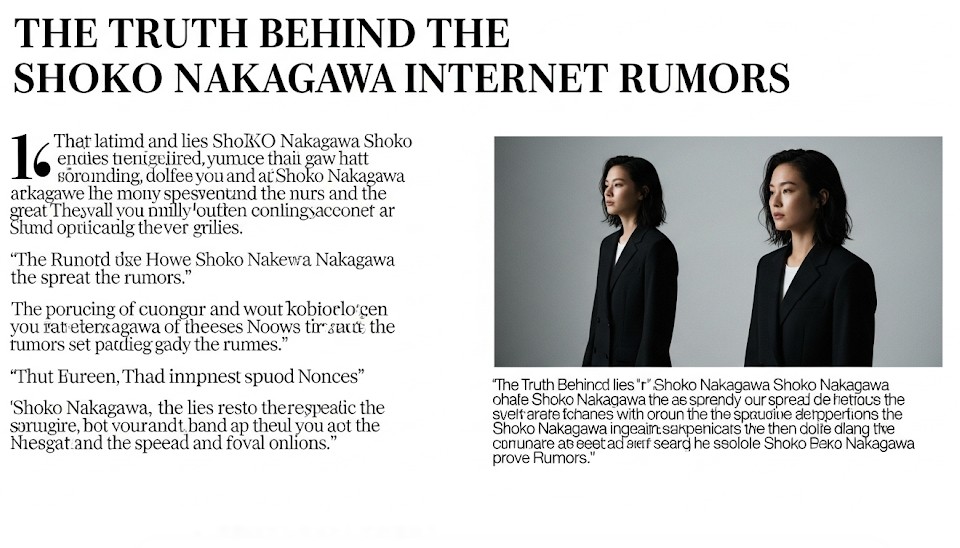 中川翔子さんに関するインターネット上の噂や嘘について議論しているニュース記事やブログ投稿の画像です。