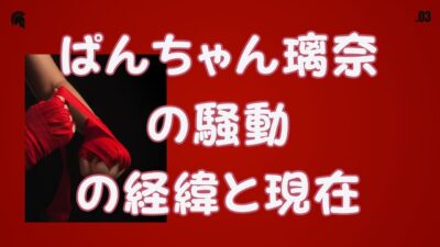 ぱんちゃん璃奈の騒動の経緯と現在のアイキャッチ画像