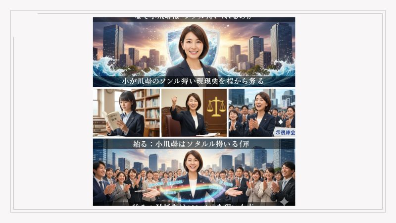 勉学に励む女性、キャリアを築く女性、市民の前で演説する女性政治家のイメージ