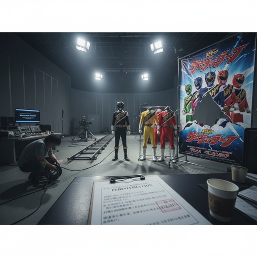 今森茉耶のゴジュウジャー降板と契約解除という結果を象徴する、空っぽのテレビスタジオ