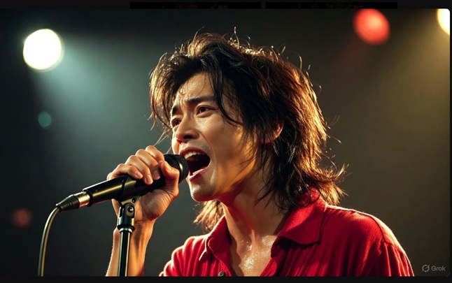 小沢健二『東大900番講堂講義 ep』収録の「Noize」でメインボーカルとして情熱的に歌うマヒトゥ・ザ・ピーポーのイメージ