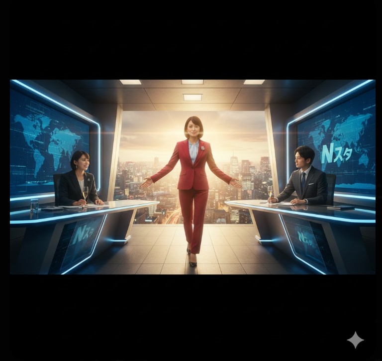 『Nスタ』メインキャスターとして活躍し高い評価を受ける日比麻音子アナウンサーのイメージ