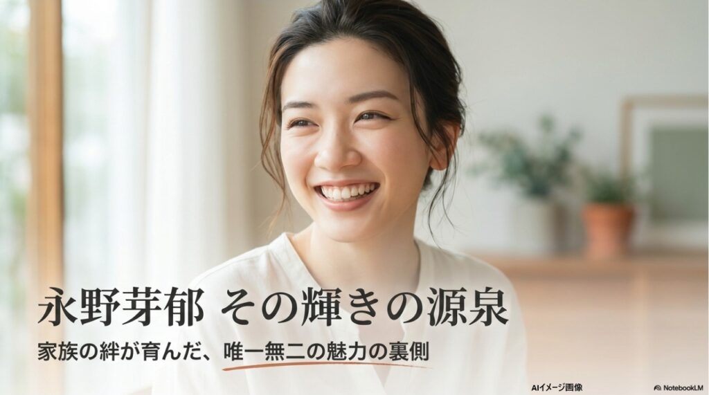 永野芽郁の笑顔と家族の絆が育んだ魅力の裏側を伝えるアイキャッチ画像
