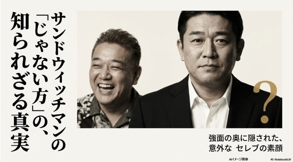 サンドウィッチマン富澤たけしの隠された金持ちの真実とセレブな素顔