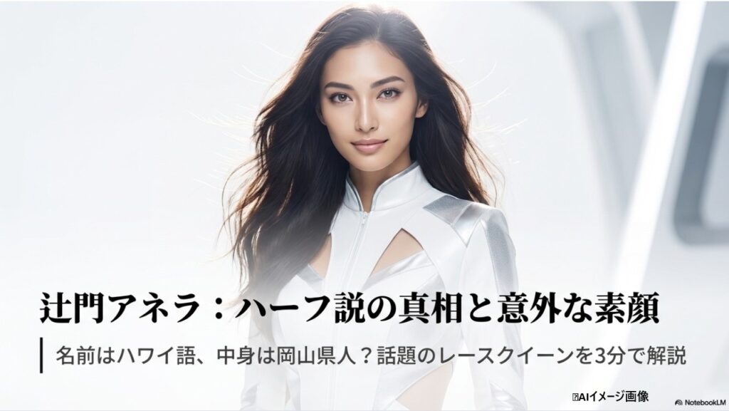 辻門アネラ：ハーフ説の真相と意外な素顔。名前はハワイ語、中身は岡山県人？話題のレースクイーン解説アイキャッチ