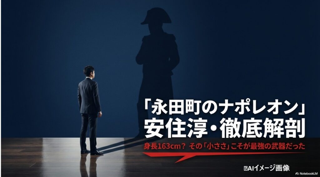 永田町のナポレオン・安住淳を徹底解剖。身長163cmの小ささを武器にする政治スタイル
