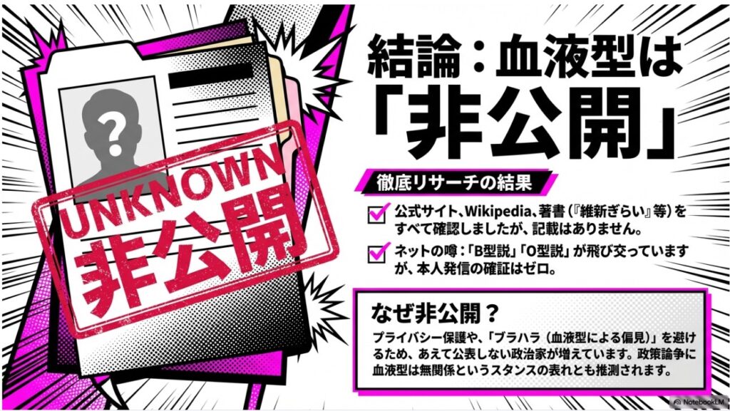 結論：大石あきこの血液型は「非公開」公式サイトや著書のリサーチ結果
