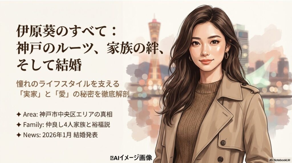 伊原葵の実家は神戸市中央区？家族構成や2026年の結婚発表まとめ