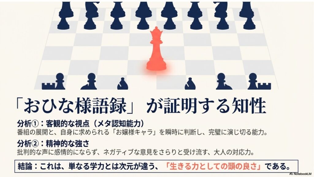 長浜広奈のメタ認知能力と精神的な強さが生み出す「生きる力としての頭の良さ」についての結論