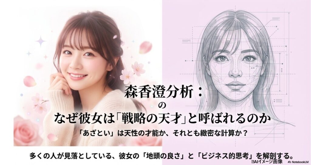 森香澄の分析：なぜ「戦略の天才」と呼ばれるのか、地頭の良さとビジネス思考を図解