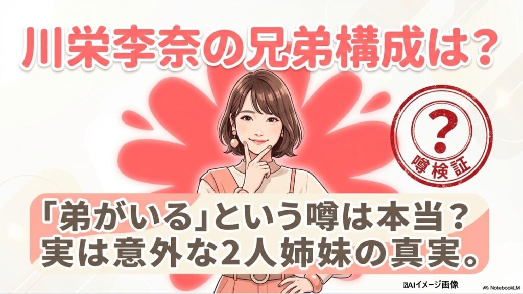 川栄李奈の兄弟構成は？弟がいる噂の検証アイキャッチ