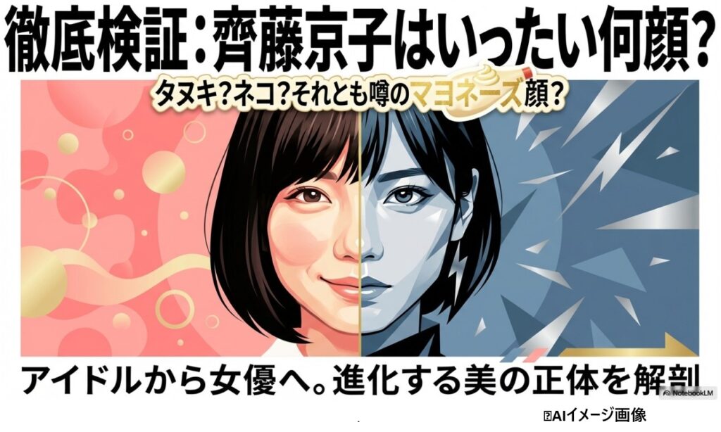 齊藤京子は何顔？タヌキ顔・ネコ顔・マヨネーズ顔を徹底検証するアイキャッチ画像