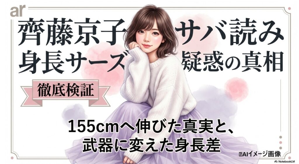 齊藤京子の身長サバ読み疑惑と155cmの真実についてのアイキャッチ画像
