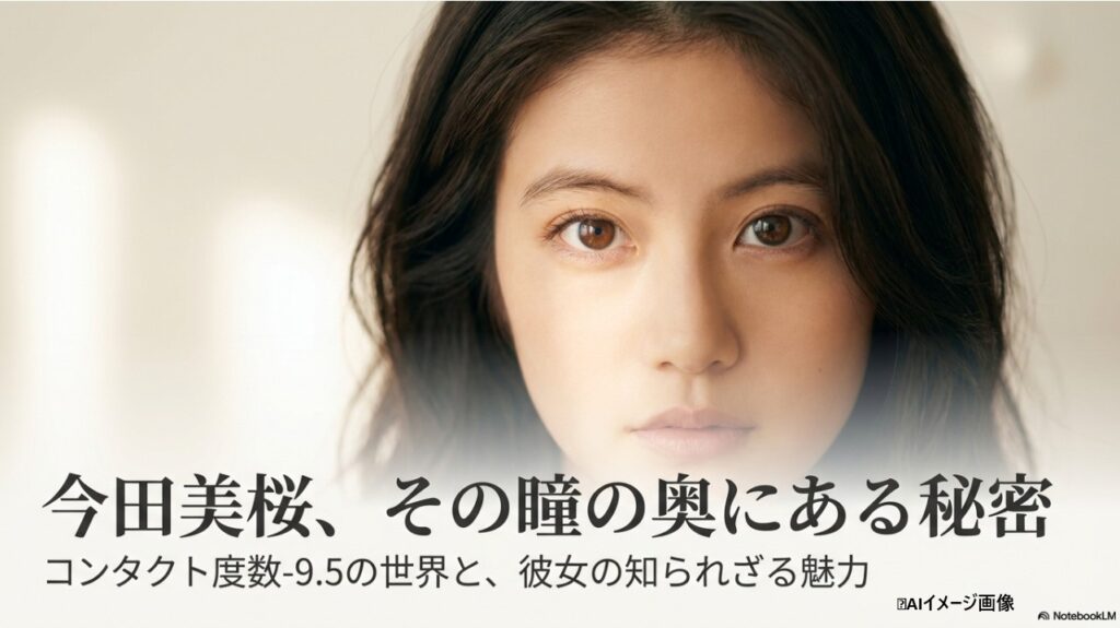 今田美桜の瞳のアップと視力の秘密に関するタイトル画像