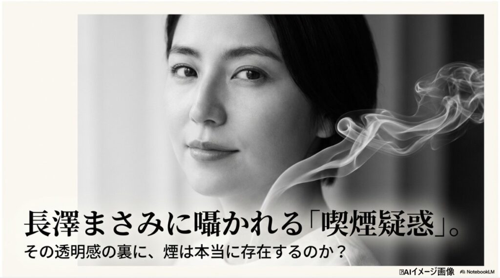 長澤まさみに囁かれる喫煙疑惑と透明感の裏側