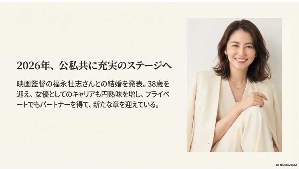 2026年に映画監督との結婚を発表し公私共に充実する長澤まさみ