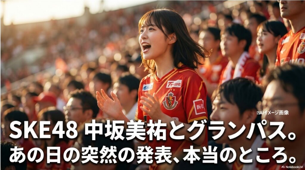 SKE48中坂美祐と名古屋グランパス。あの日の突然の発表、本当のところ。