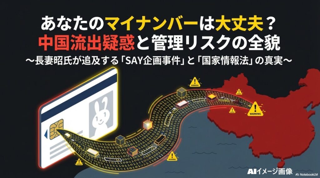 マイナンバー制度の運用課題とデータ管理の仕組みを解説するイメージ画像