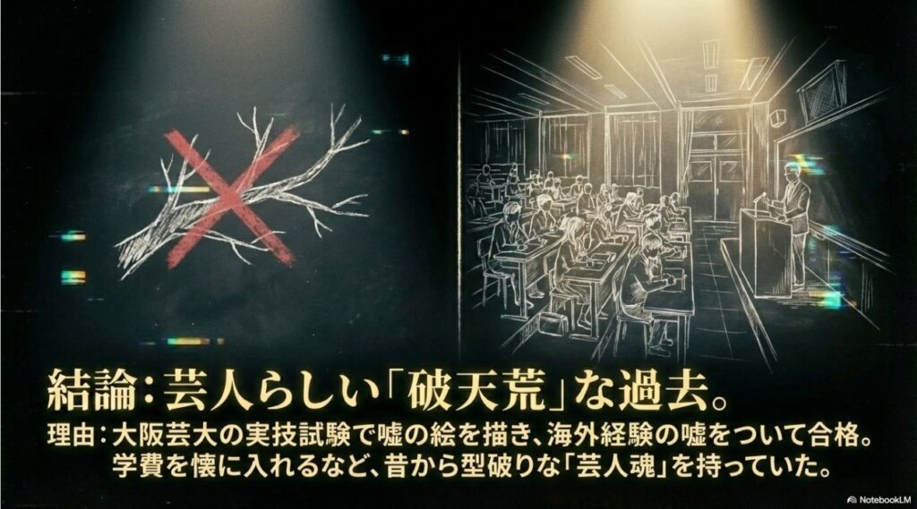 大阪芸術大学を嘘の絵と経歴で合格した破天荒な過去