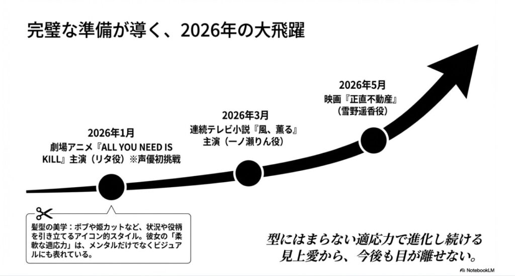 見上愛の2026年の出演作品スケジュールと飛躍のロードマップ