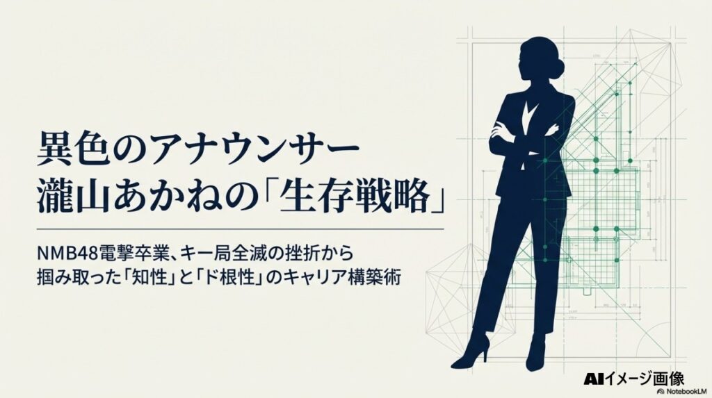 瀧山あかねの異色のアナウンサー生存戦略の概要図