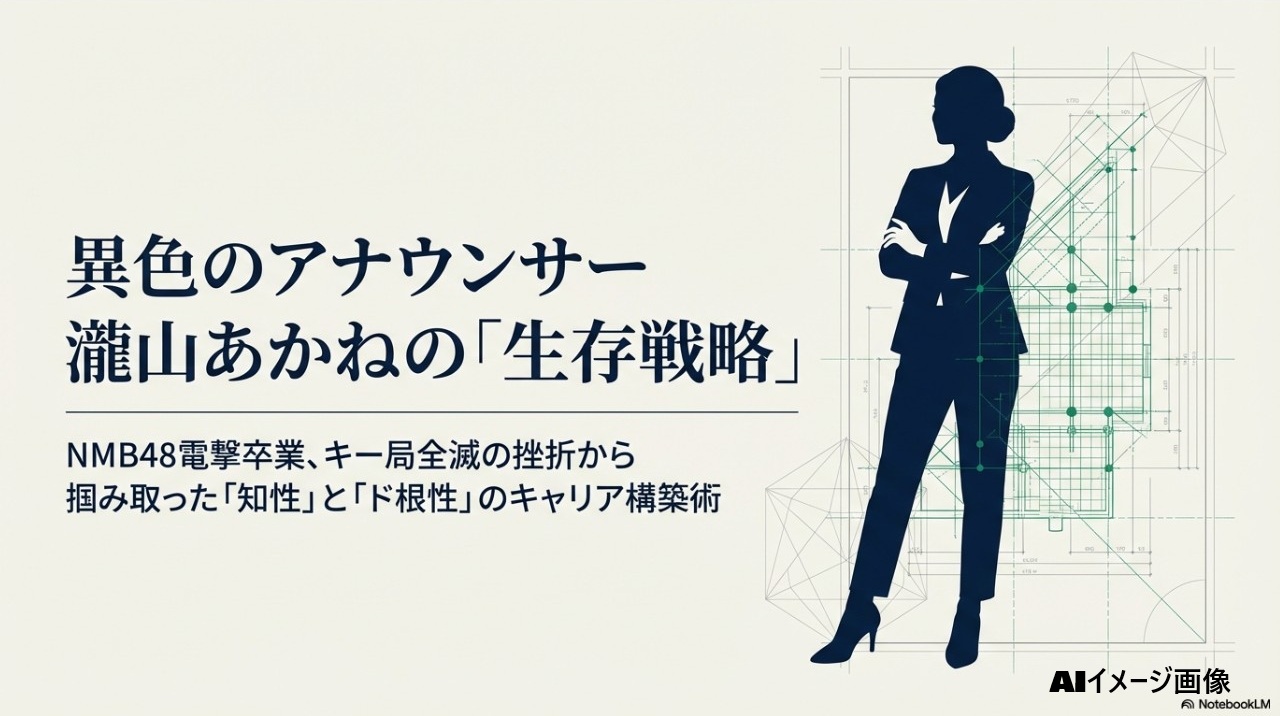瀧山あかねの異色のアナウンサー生存戦略の概要図