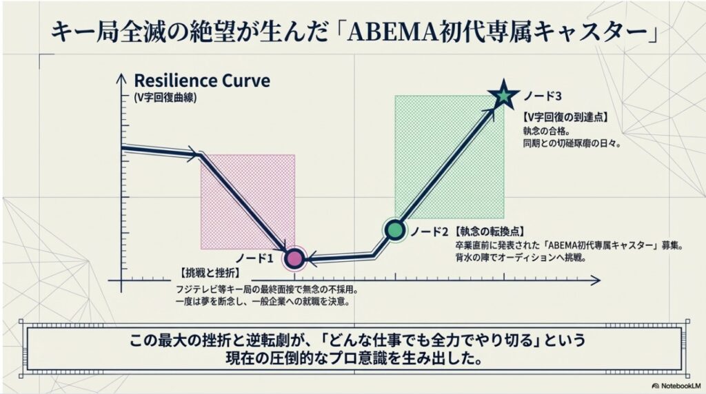 キー局不採用からABEMA専属キャスター合格までのV字回復曲線