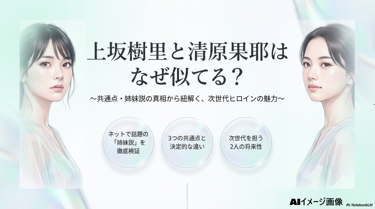 上坂樹里さんと清原果耶さんの似ている理由や共通点、姉妹説を検証するアイキャッチ画像