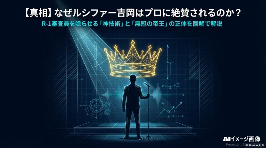 R-1審査員を唸らせるルシファー吉岡の神技術と無冠の帝王の正体解説図