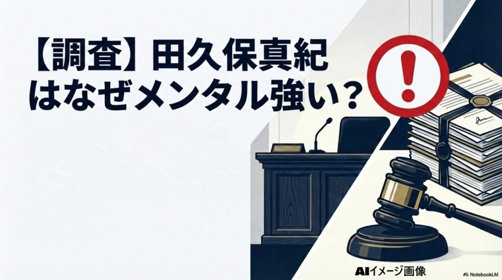 田久保真紀さんのメンタルがなぜ強いのかを調査するアイキャッチ画像