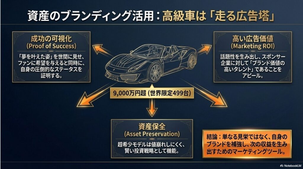 武井壮の愛車フェラーリを活用した資産ブランディング