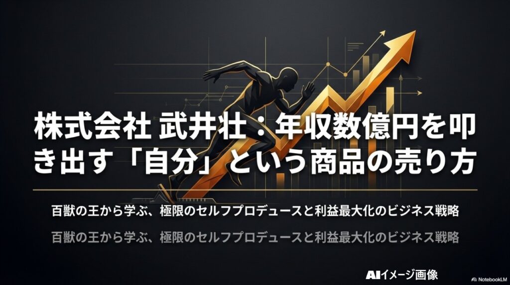 AIイメージ画像：武井壮の極限セルフプロデュース戦略