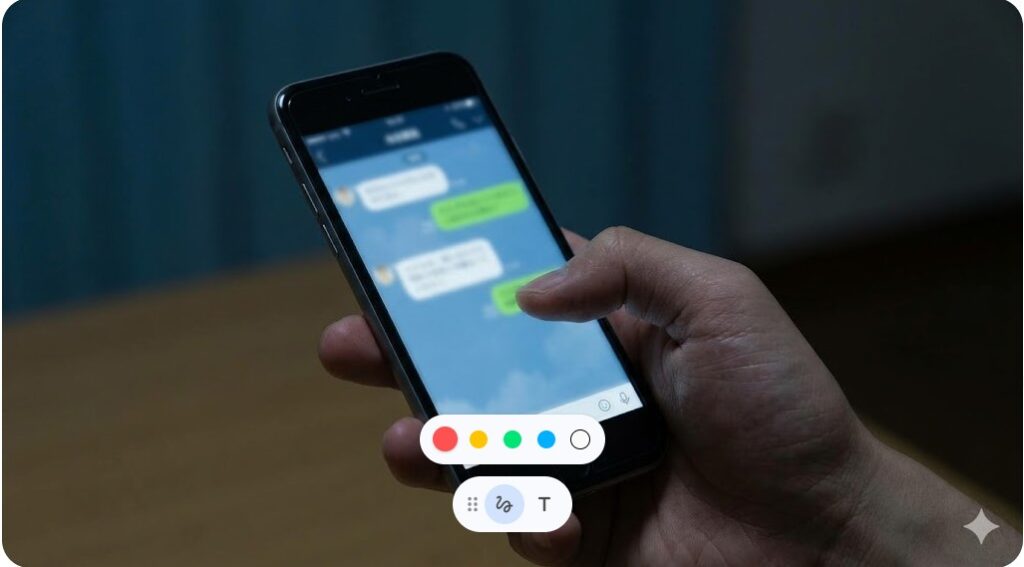スマートフォンで表示された、林尚弘さんとトモハッピー（齋藤友晴）さんの緊迫したLINEのやり取りのイメージ