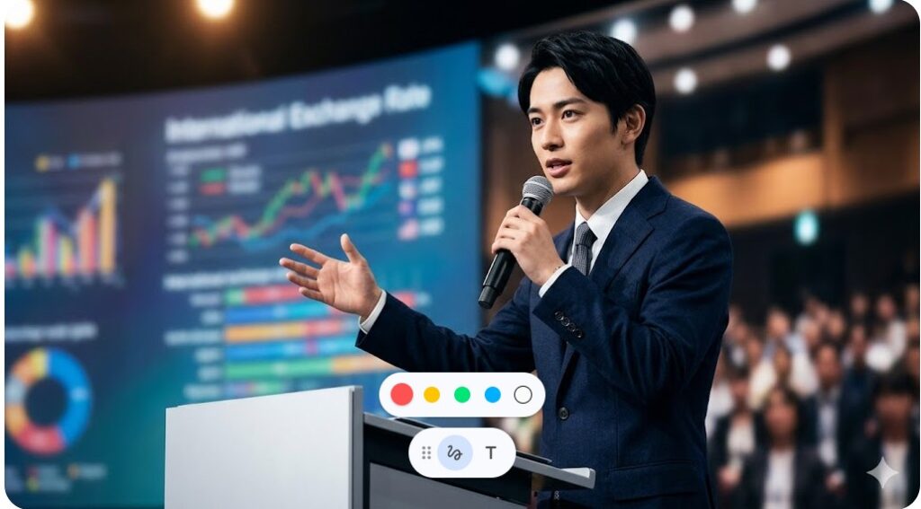 ドラマの役柄で流暢な英語スピーチを披露する知的な佐野勇斗のイメージ画像