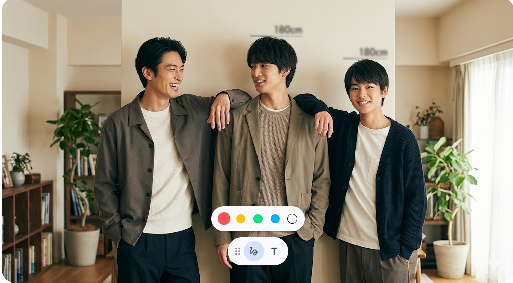 全員が身長180cmを超える高身長でイケメンな佐野3兄弟のイメージ画像