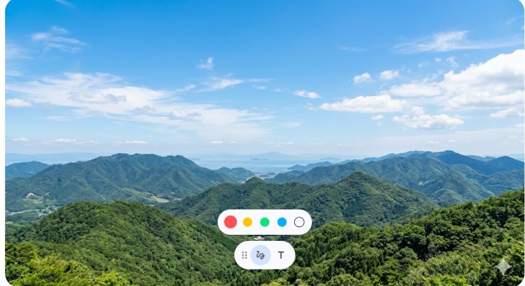 兵庫県の自然豊かな山々と青い瀬戸内海の風景