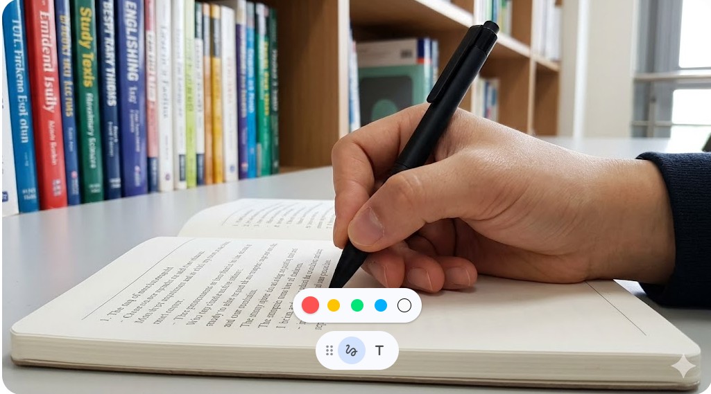 自宅の机でペンを持ち英語のスペルを丁寧にノートに書く男性