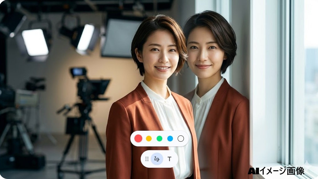 2026年朝ドラヒロインに抜擢された若手女優をイメージした、透明感と意志の強さを感じさせるポートレート写真。