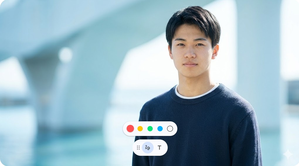 屋外でさわやかな表情を見せる、本名・大野礼音さん時代のイメージ