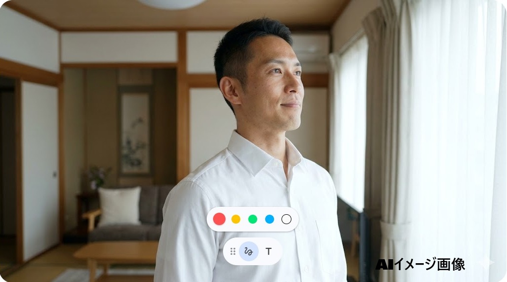 明るい窓際で未来を見つめる清潔感のある日本人男性