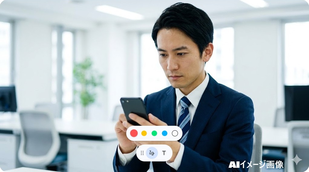 トモハッピー（齋藤友晴）さんの永久追放ニュースをスマートフォンで確認する、驚いた表情の日本人男性